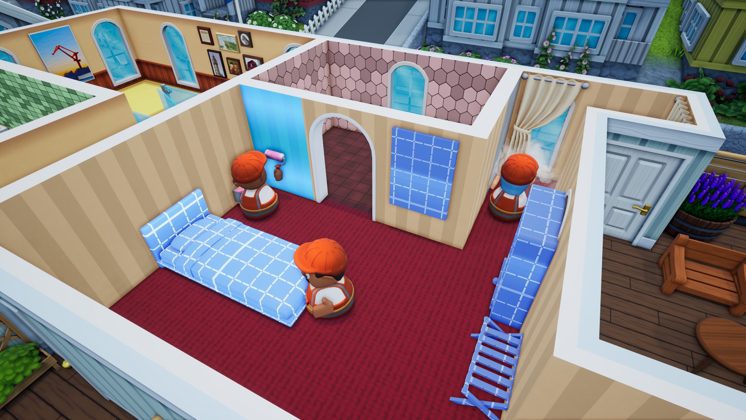 Hotel Architect room construction in the official PC version